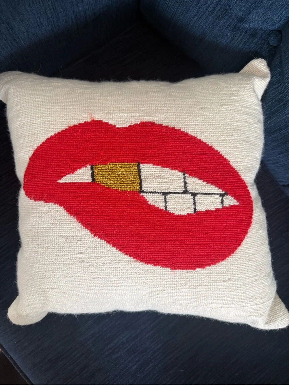 Set of Jonathan Adler Needle Point Pillows